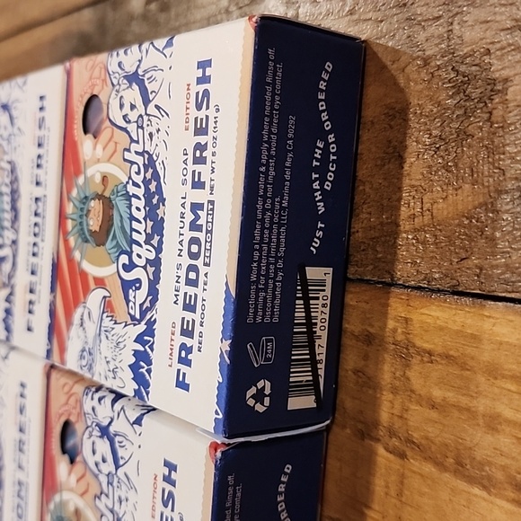Dr. Squatch Limited Edition Freedom Fresh, Men's Natural Bar Soaps - Picture 3 of 11